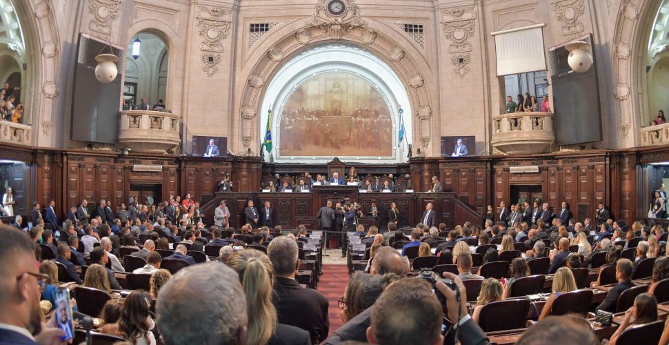 Deputados eleitos tomam posse na Alerj. Foto: Octacilio Barbosa/Alerj