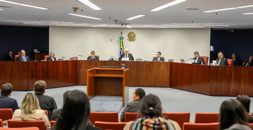 julgamento na primeira turma do STF contra os irmãos Brazão. Foto: Valter Campanato/Agência Brasil