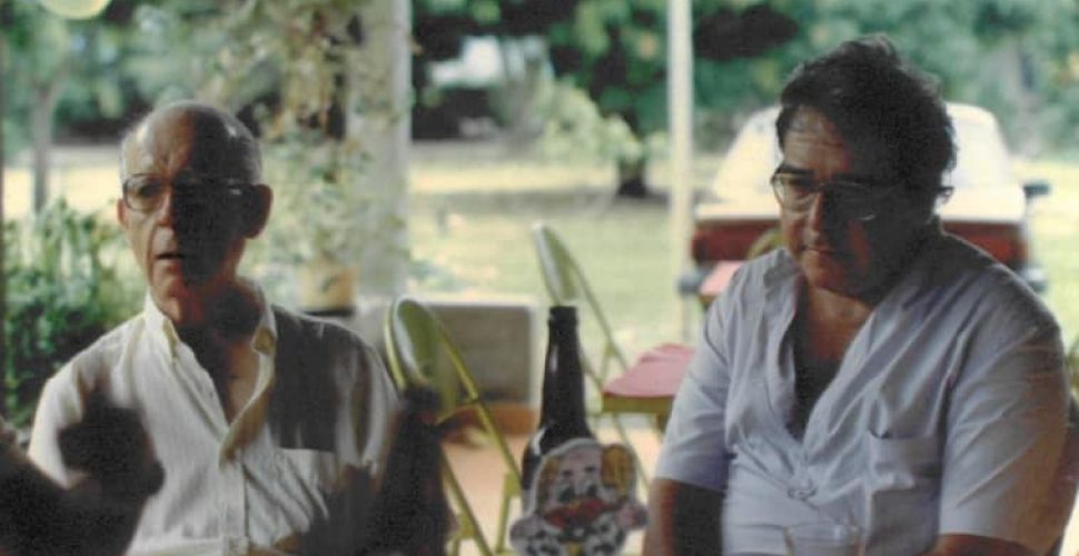 O médico Marcio Torres e o pai, Renato (à esquerda). Foto arquivo família