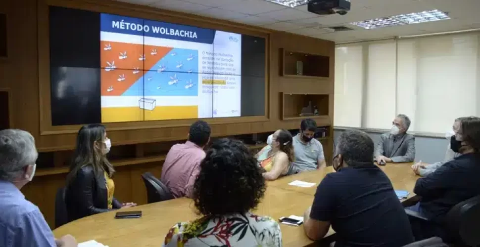 Apresentação dos resultados do Método Wolbachia. Foto- Prefeitura de Niterói