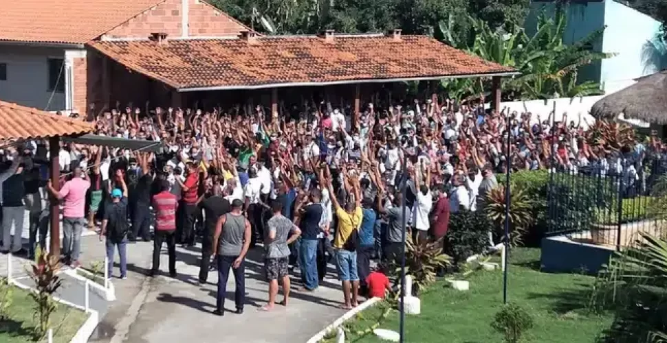 Assembléia realizada em 2020 na sede do Sindicato dos Rodoviários no Sapê, em Niterói : Foto- Divulgação