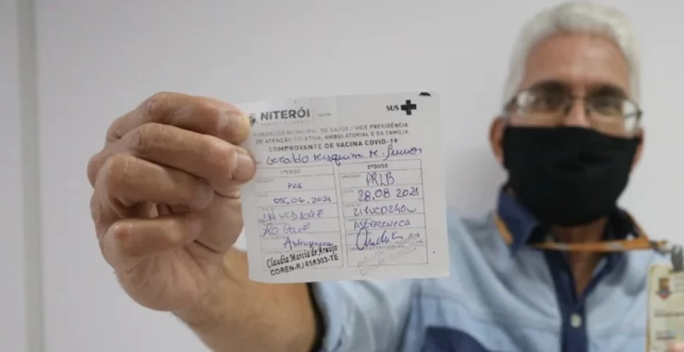 Comprovante de vacinação será exigido a partir de outubro. Foto- Prefeitura de Niterói
