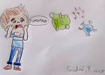Desenho infantil_Coronavirus