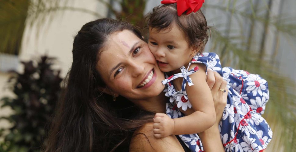 RJ 09-05-2023 - Cresce o número de partos normais na rede estadual - Fernanda Abreu teve sua filha em hospital  estadual .Fotos Luis Alvarenga