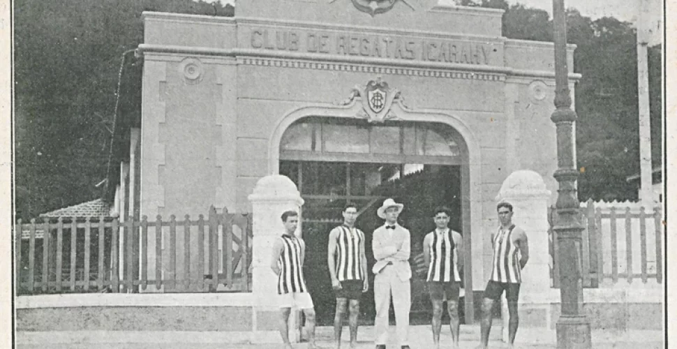 Garagem do Regatas, em 1918. Foto- Reprodução