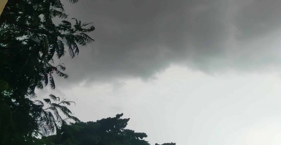 Final de semana em Niterói tem previsão de chuva. Foto: leitor