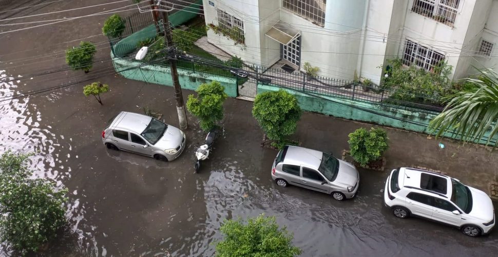 Chuvas geram alagamentos em Niterói. Foto: Sônia Apolinário