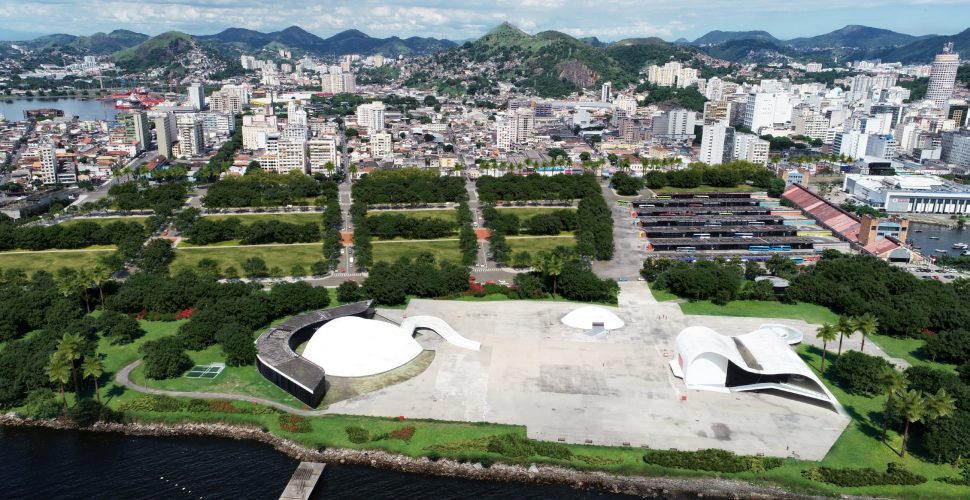 Imagem mostra como ficará o Centro após integração ao Caminho Niemeyer. Ilustração: Prefeitura